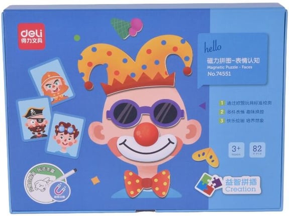 Deli Magnetna slagalica Emoji 74551