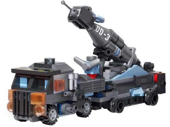 Deli Dečija igračka Blokovi za slaganje Raketno vozilo 74580