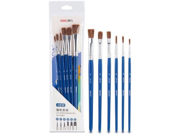 Deli Četkice za slikanje 1/6 ponijeva dlaka 73921