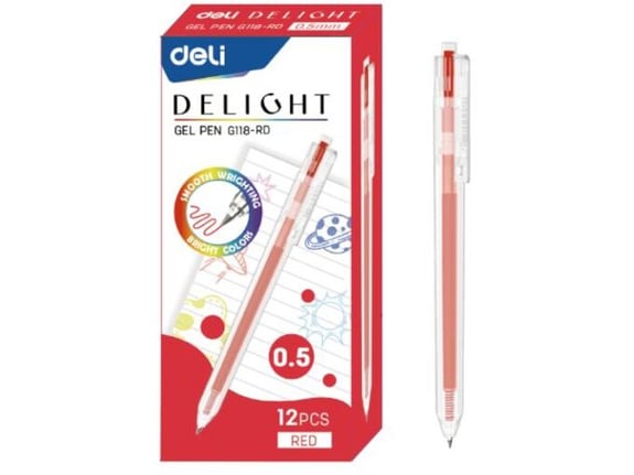 Deli Roler gel EG118-Rd