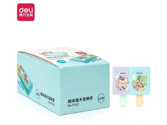 Deli Gumica Sladoled - Magična kutija 67x35x18mm 71113