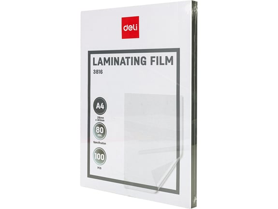 Deli Folija za laminaciju A4 80Mic 1/100 E3816
