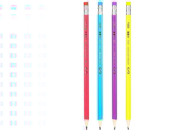 Deli Grafitne olovke sa gumicom HB Scribe 1/12 EU50800