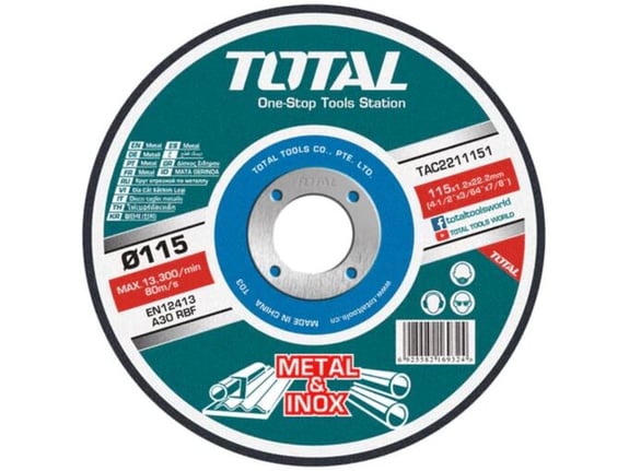 Total alati Abrazivni disk za rezanje metala