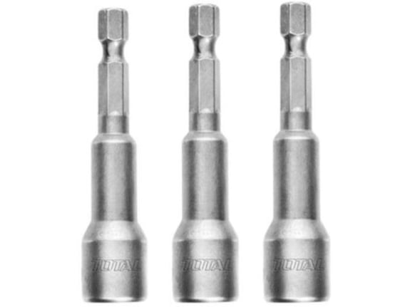 Total alati Set udarnih magnetnih usadnih nastavaka HEX 8mm, dužina 65mm