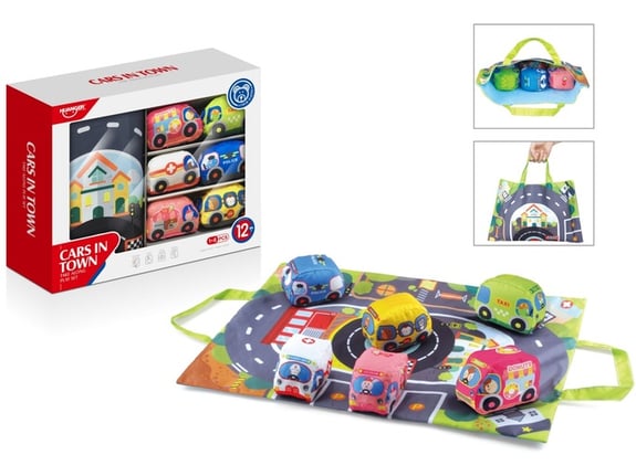 Huanger Platneni auto sa auto staza torbom 6 kom