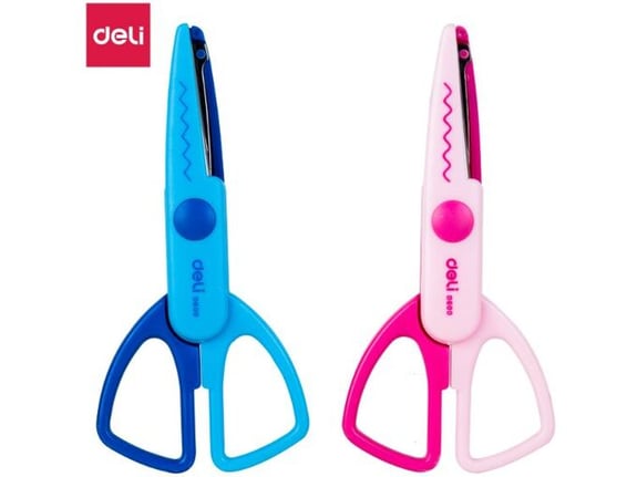 Deli Makaze dečije Zig-Zag 136mm u blisteru ED60001