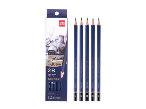 Deli Grafitne olovke za skiciranje 4B 1/12 S999-4B