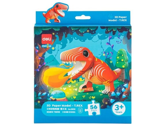 Deli 3D Slagalica T. Rex 56 delova 83616