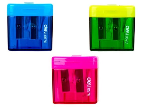 Deli Rezač za olovke Cubic dupli E0576