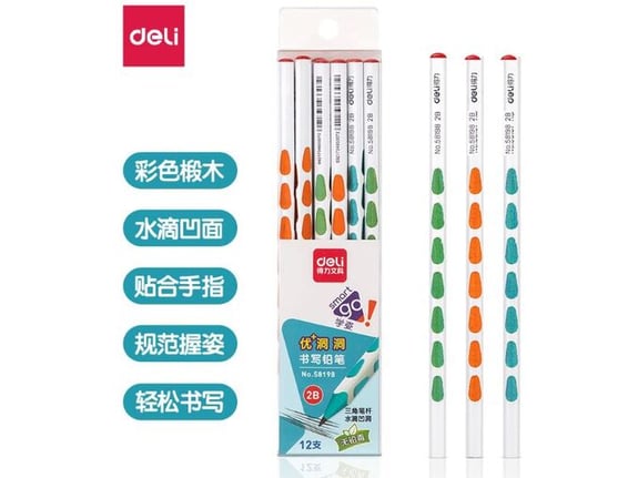 Deli Grafitne olovke Smart Go 1/12 2B u boji 58198