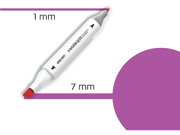 Deli Marker Sketch 87 roze ljubičasta 70801A-87