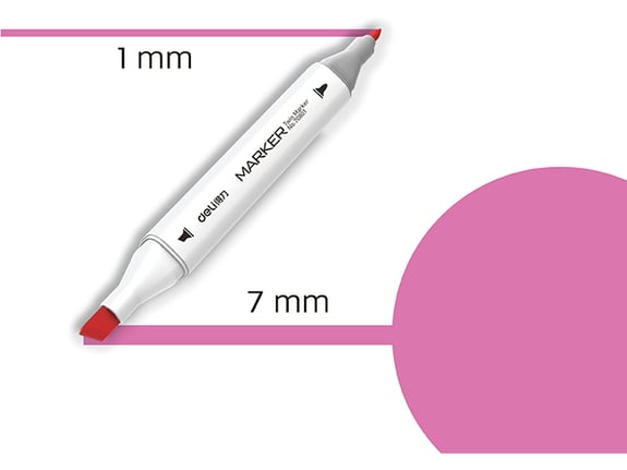 Deli Marker Sketch 89 svetlo roze 70801A-89