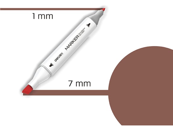 Deli Marker Sketch 91 Hrast braon 70801A-91