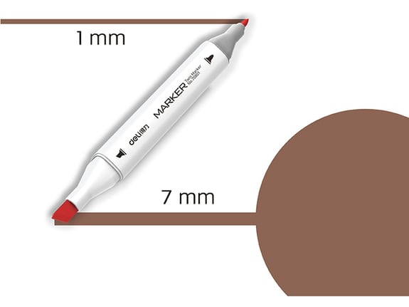 Deli Marker Sketch 95 svetlo braon 70801A-95