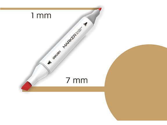 Deli Marker Sketch 104 braon 70801A-104