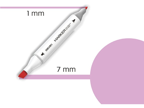 Deli Marker Sketch 147 svetlo ljubičasta 70801A-147