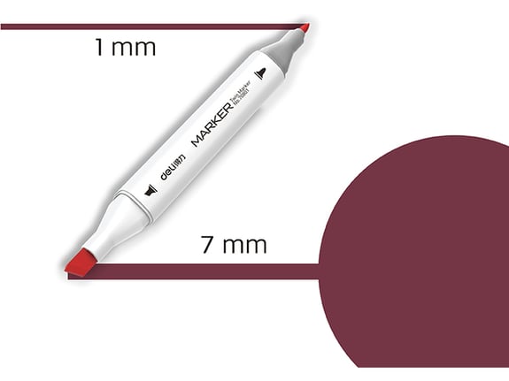 Deli Marker Sketch 1 vino crvena 70801A-1