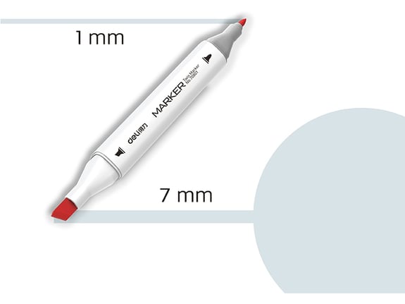 Deli Marker Sketch BG1 svetlo siva 70801A-BG1