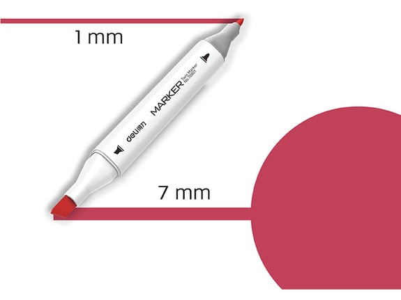 Deli Marker Sketch 15 koralno crvena 70801A-15