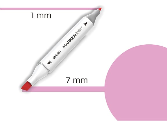 Deli Marker Sketch 17 pastelno roze 70801A-17