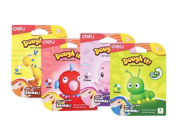 Deli Masa za modeliranje 30g - 4 boje ED85399