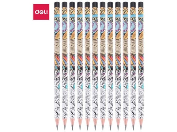Deli Grafitne olovke Grafiti 2B 1/12 EU53300
