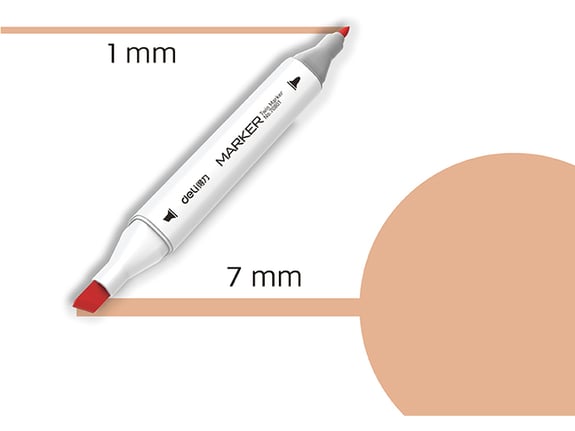 Deli Marker Sketch 25 losos pink 70801A-25