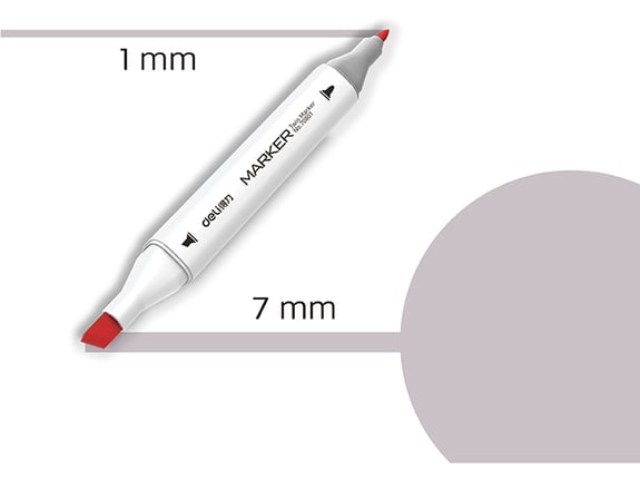 Deli Marker Sketch WG3 svetlo toplo siva 70801A-WG3