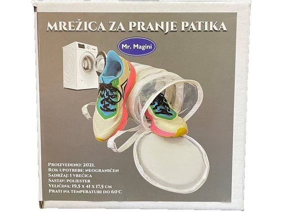 Mr.Magini Mrežica za pranje patika 19,5x41x17,5cm