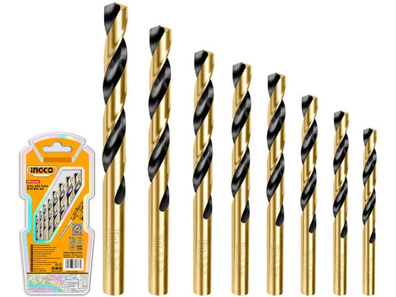 Ingco Set burgija za metal HSS 8/1 AKDB0801