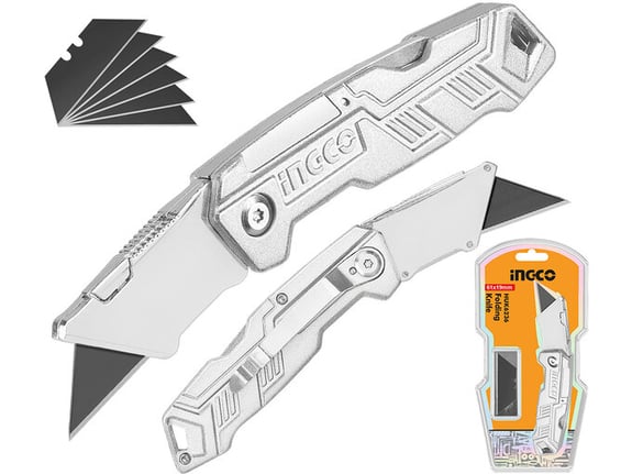 Ingco Alu trapezni skalpel 61x19 SS HUK6236