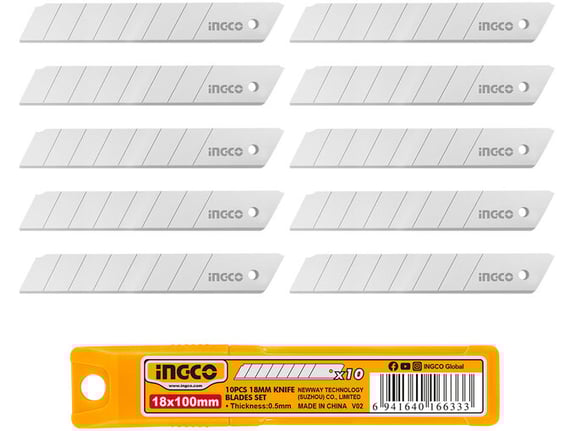 Ingco Nožići za skalpel 18mm HKNSB112