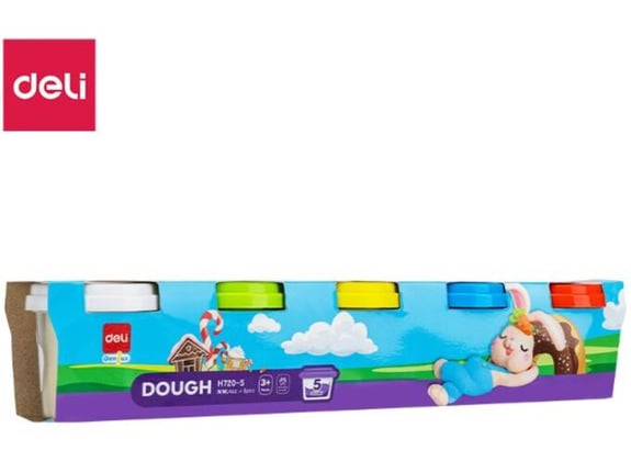 Deli Masa za modeliranje 5 boja po 110g EH720-5