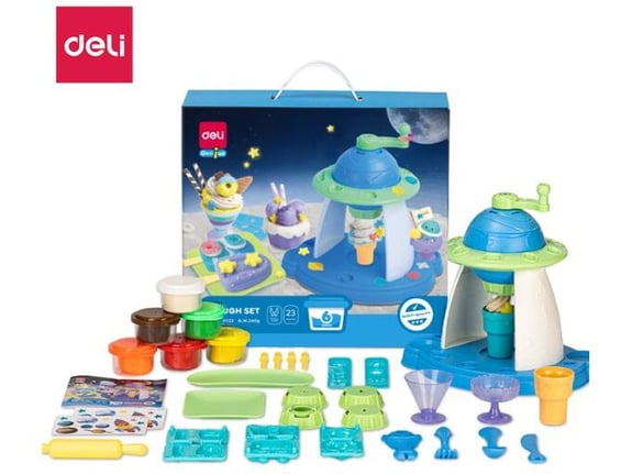 Deli Masa za modeliranje 3D Set Raketa - Sladoled 23 Dela EH723