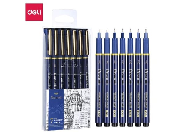 Deli Flomaster Fineliner Set 1/7 EQ909