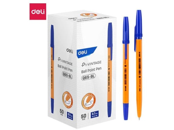 Deli Hemijska olovka 0.7mm EQ6S-Bl