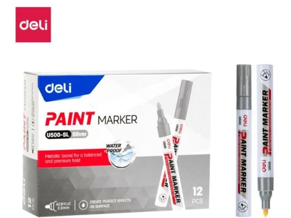 Deli Paint Marker okrugli vrh 2mm EU500-SL