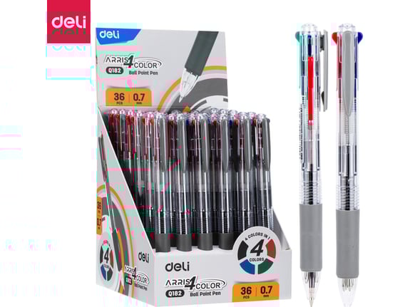 Deli Hemijska olovka 4u1 0.7mm EQ182