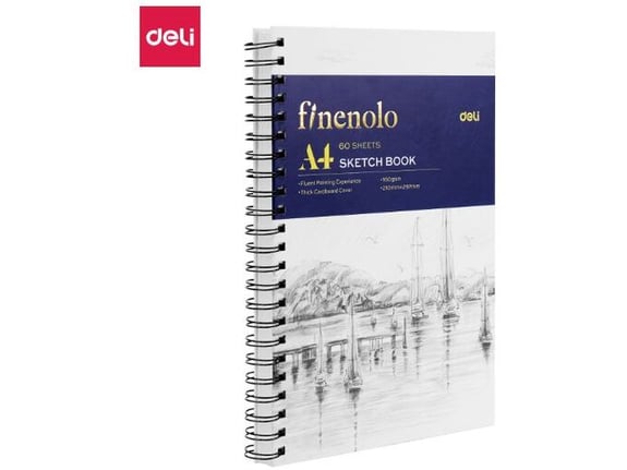 Deli Blok za crtanje Sketch book A4 60 lista 160g EC275