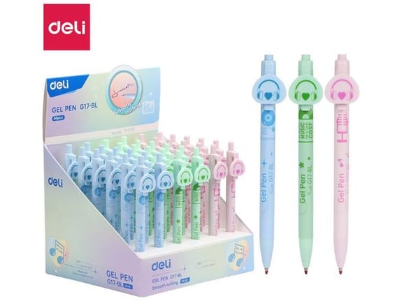 Deli Roler gel Dečiji music 0,5mm EG17-Bl