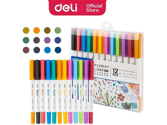 Deli Flomasteri pigment 1/12 EU302