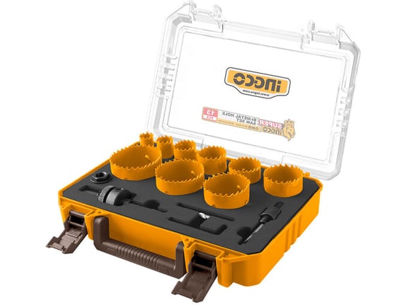 Ingco Set kruna za metal 19-64mm 13/1 Super AKH0132