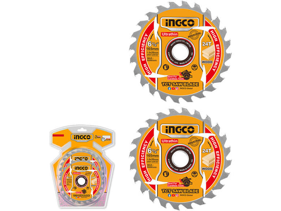 Ingco List testere za drvo 2/1 165mm Super TSB1653 TCT