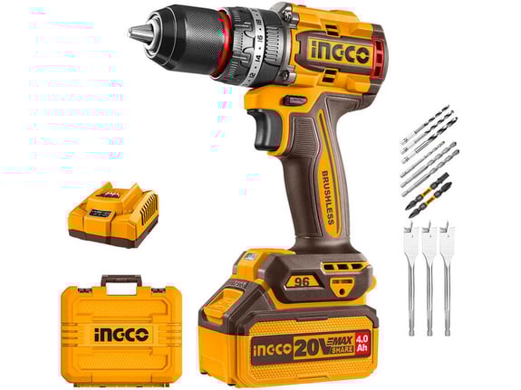 Ingco Aku udarna bušilica 96NM 2x4AH Super CIDLI20968E