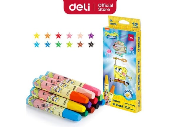 Deli Uljani pasteli Sunđer Bob 1/12 EC218-12