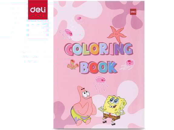 Deli Bojanka Sunđer Bob 250x176mm 12 lista 120g EN053