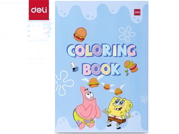 Deli Bojanka Sunđer Bob 250x176mm 12 lista 120g EN055