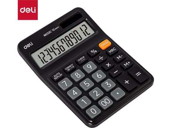 Deli Kalkulator stoni 150x110x28mm EM222C