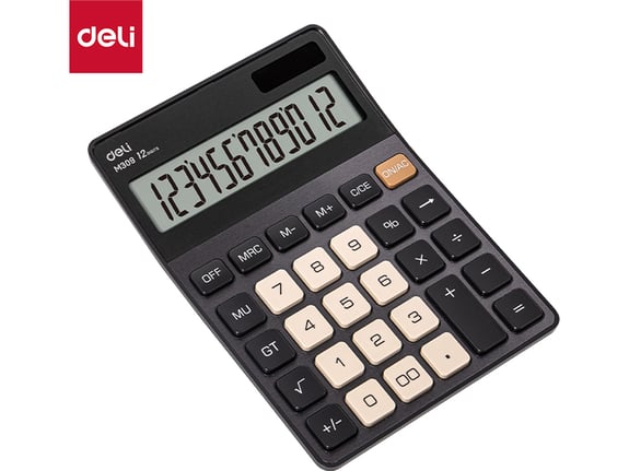 Deli Kalkulator stoni metalni 176.9x124.9x34mm EM309